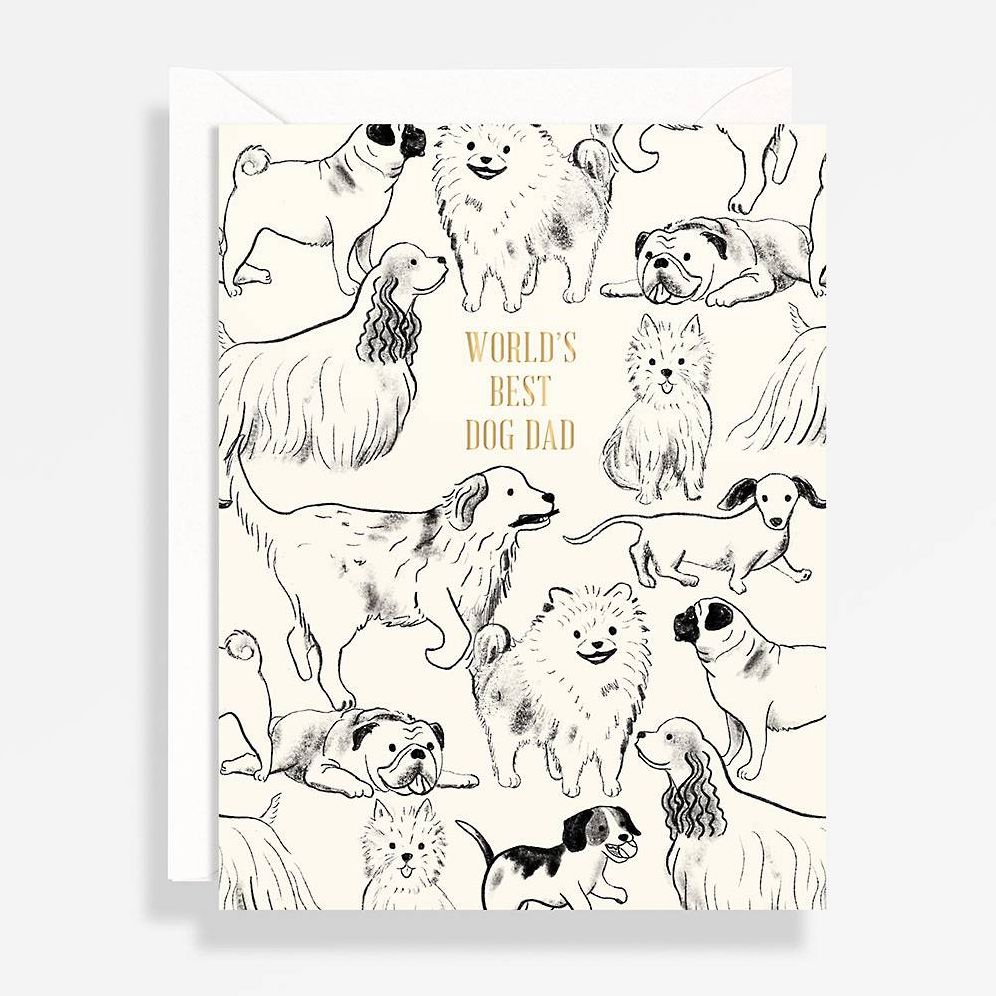 Dog Dad Father's Day Card