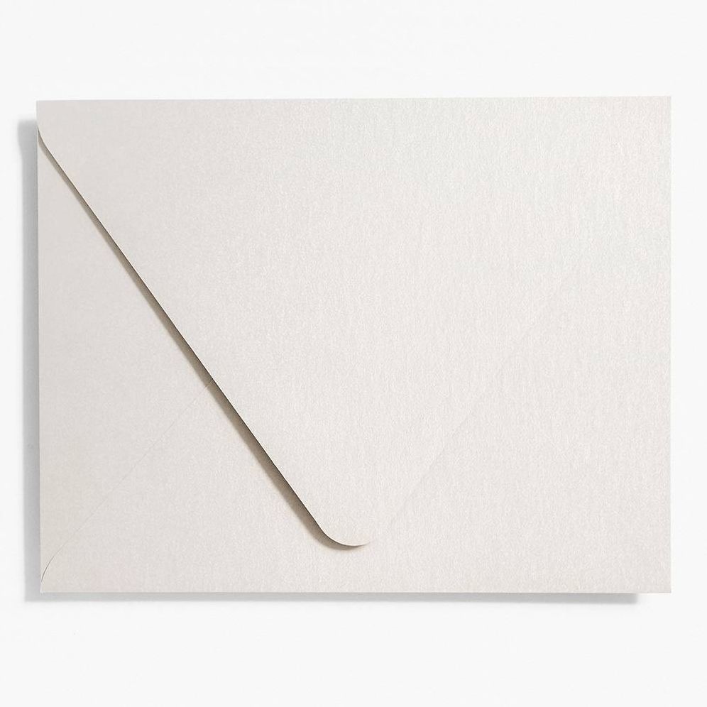 Shimmer Silver Presentation Envelopes