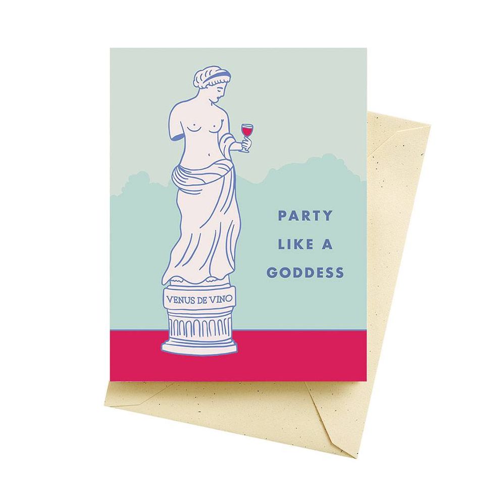 Like A Goddess Birthday Card