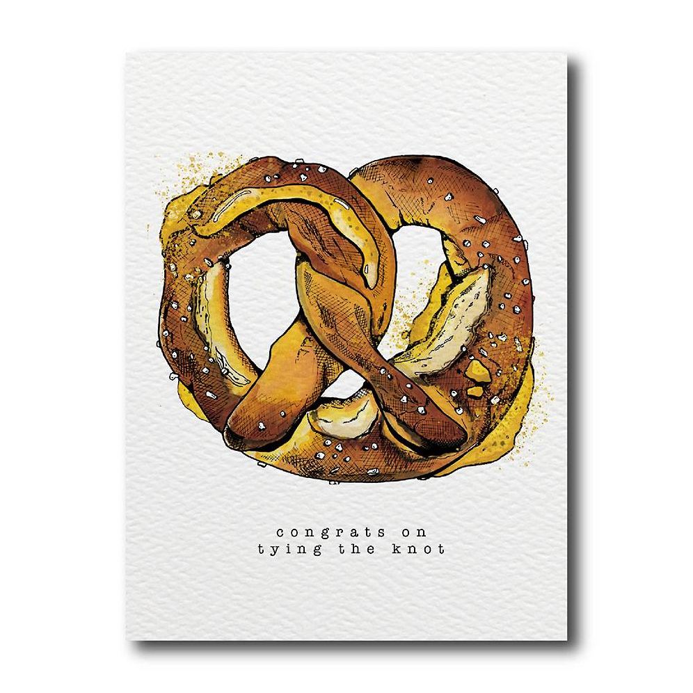 Tying the Knot Wedding Card