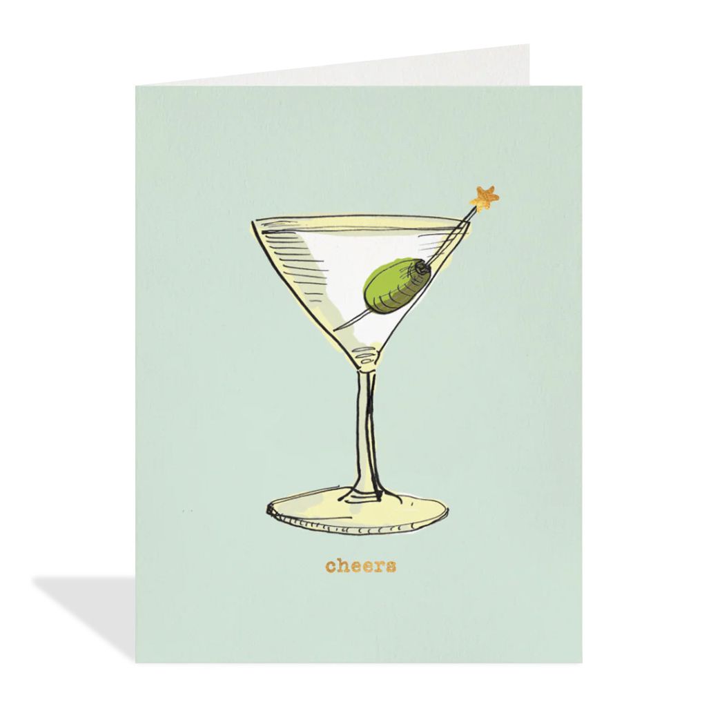 Dry Martini Congratulations Card