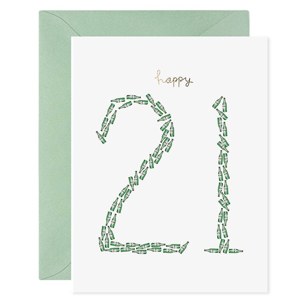 Happy 21 Birthday Card