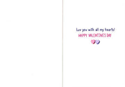 Sweetheart Cat Valentine's Day Greeting Card