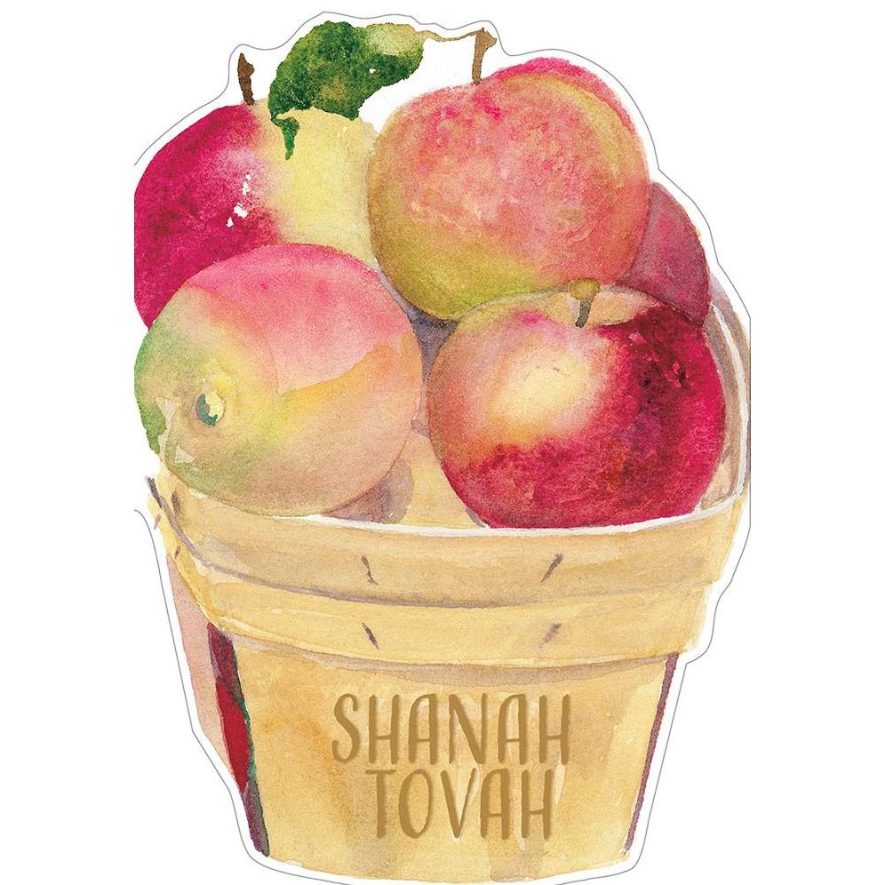 Basket of Apples Rosh Hashanah Card