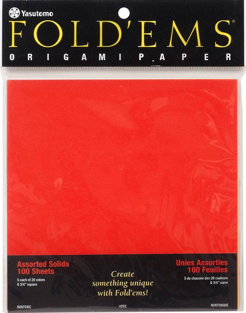 Assorted Solid Origami Papers