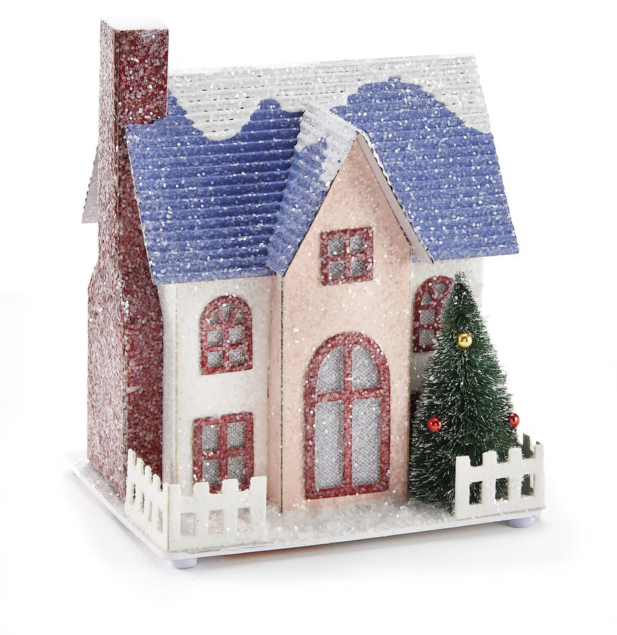 Winter Putz House & Accessory Kit