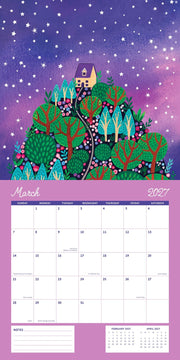 2027 Wall Calendar - Enchanted Wildscapes - Pear Tree Press