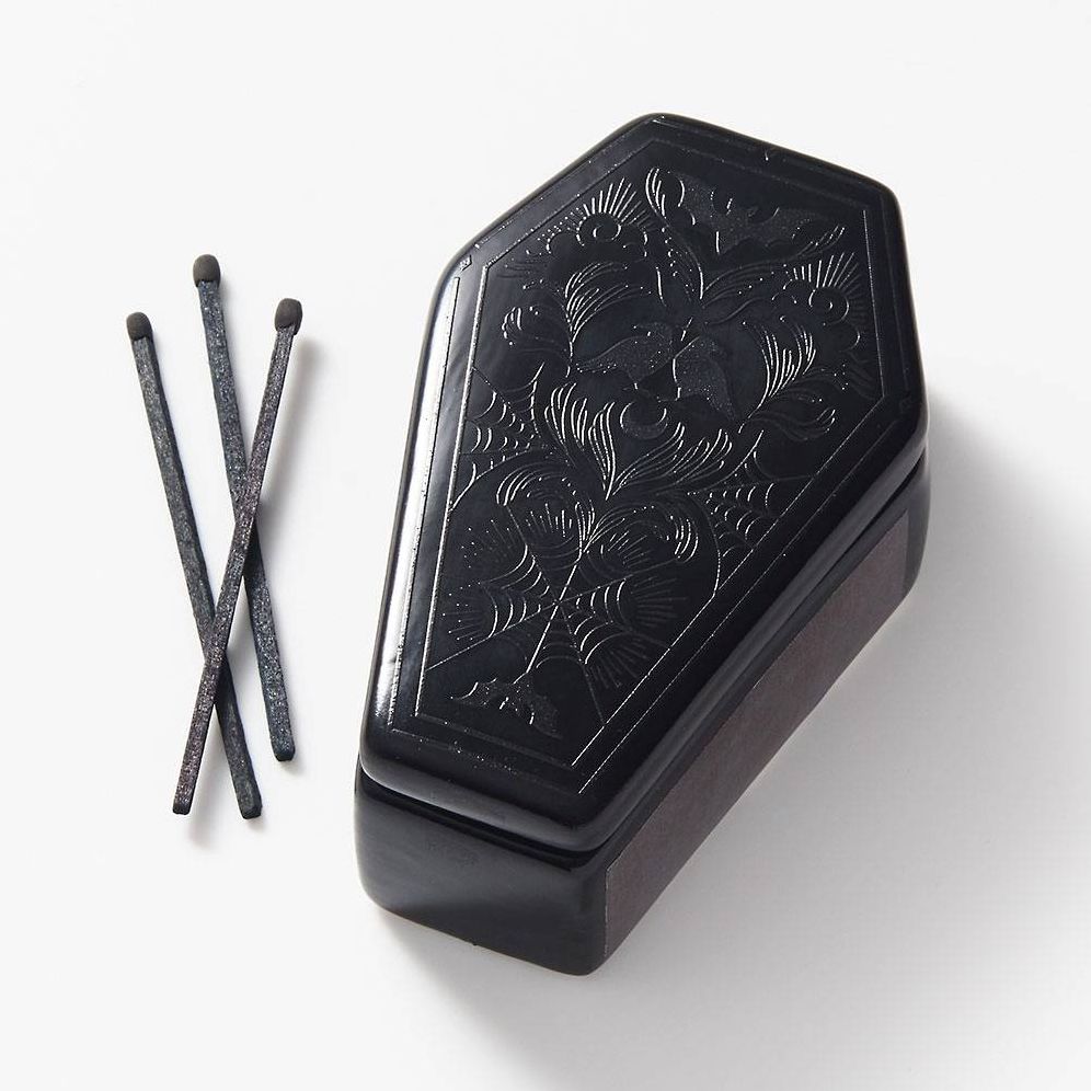 Lidded Coffin Match Box