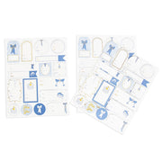 Blue Bow Gift Labels