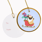 Santa Paws Hanging Gift Tags