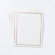 Classic Gold Foil Border Craft Paper