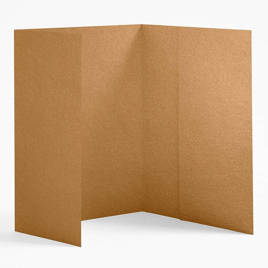 A7 Antique Gold Folder Enclosures