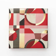 Modern Geometric Stone Paper Roll Wrap