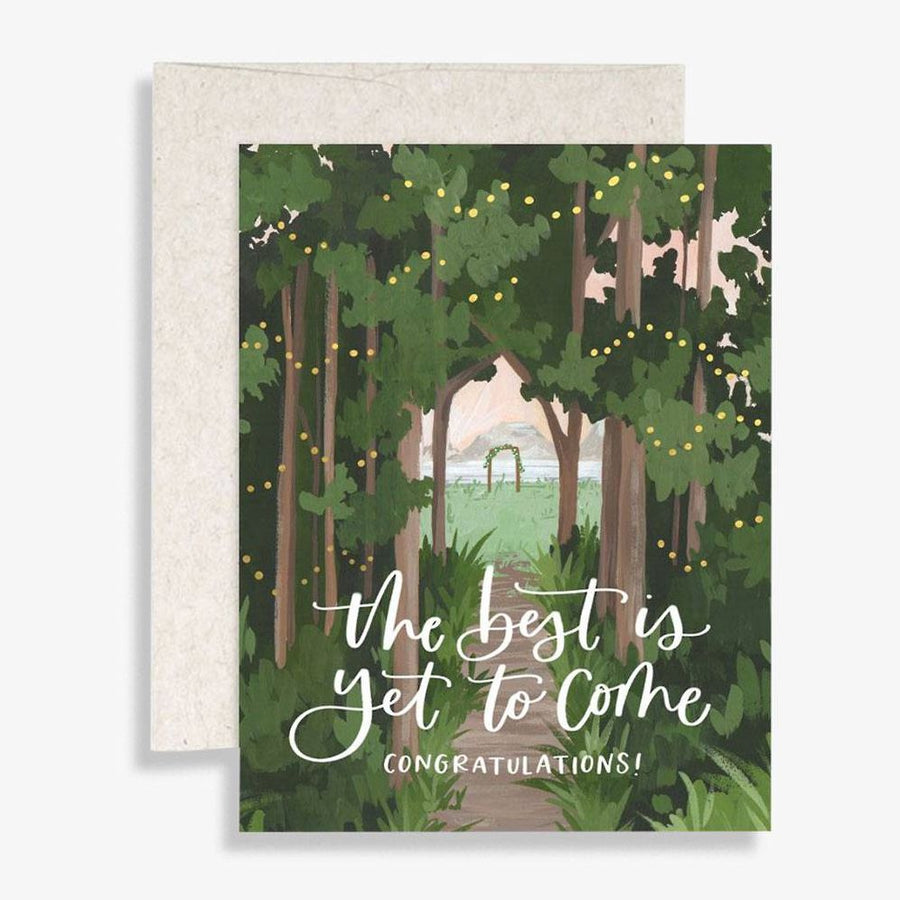 Best Is Yet To Come Wedding Card