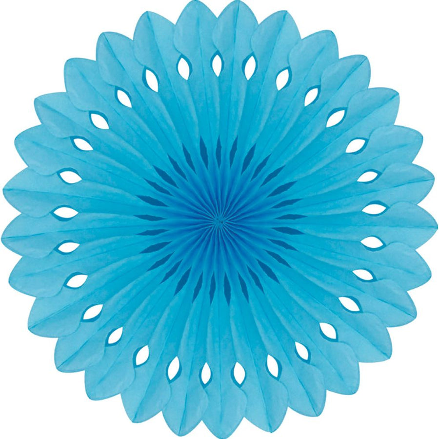 Detailed fan, 30cm, Light Blue