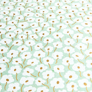 Daisies on Mint Handmade Paper