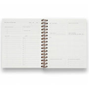 Dusty Rose Daily Overview Planner