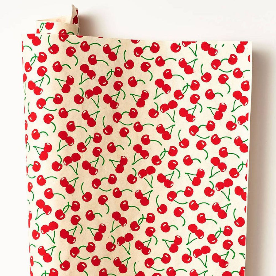 Cherries On Cream Handmade Paper