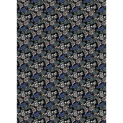 Ditsy Floral On Black Wrapping Paper