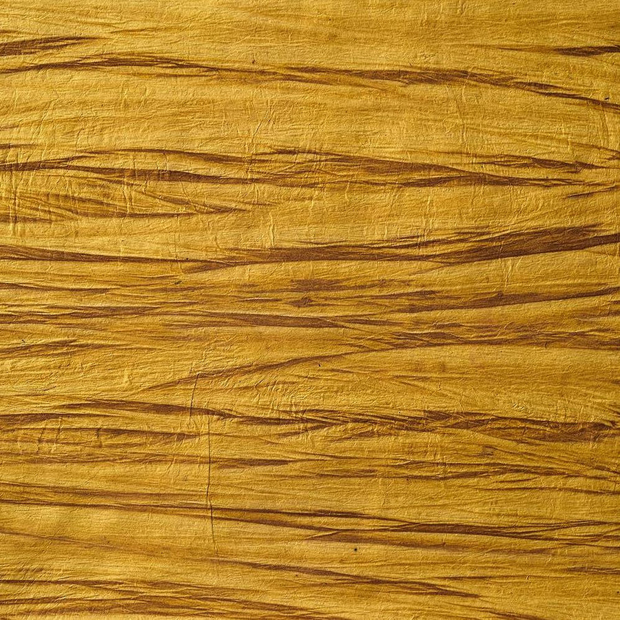 Yellow Ripples Handmade Paper