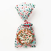Holiday Dot Cellophane Treat Bags