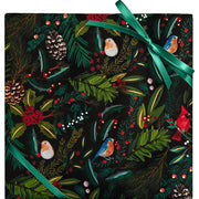 Holly Birds Wrapping Paper