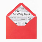 Front Page News Father's Day Card
