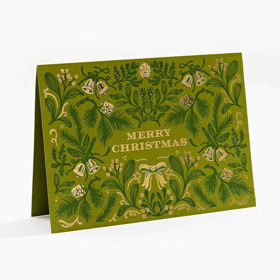 Christmas Botanical Bells Stationery Set