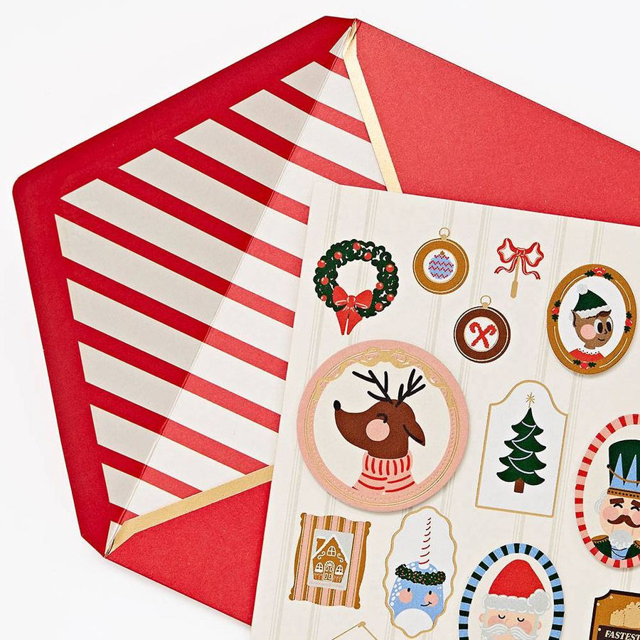 North Pole Portraits Holiday Greeting Card