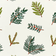 Evergreen Branches Kraft Roll Wrap