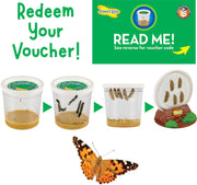 Insect Lore Butterfly Farm Growing Kit with Prepaid Voucher