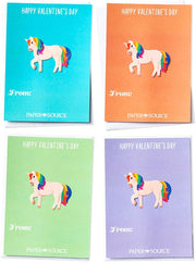 Unicorn Classroom Valentine Card Set