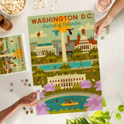 Washington DC Geometric Activities 1000 Piece Puzzle