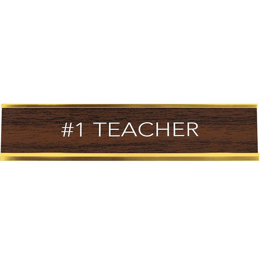 #1 Teacher Desk Sign