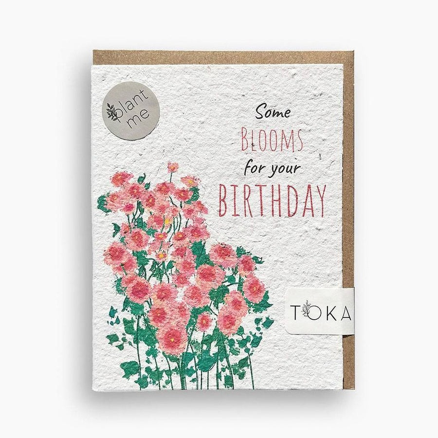 Blooms For You Wildflower Birthday Card