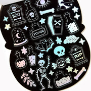 Halloween Cat Sticker Book