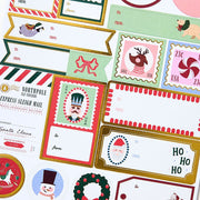 Santa Mail Adhesive Labels