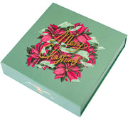 Christmas Poinsettias Luxury Holiday Card Set