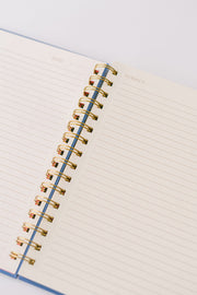 Stamp Pattern Writer's Spiral Notebook