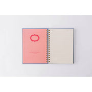 Stamp Pattern Writer's Spiral Notebook