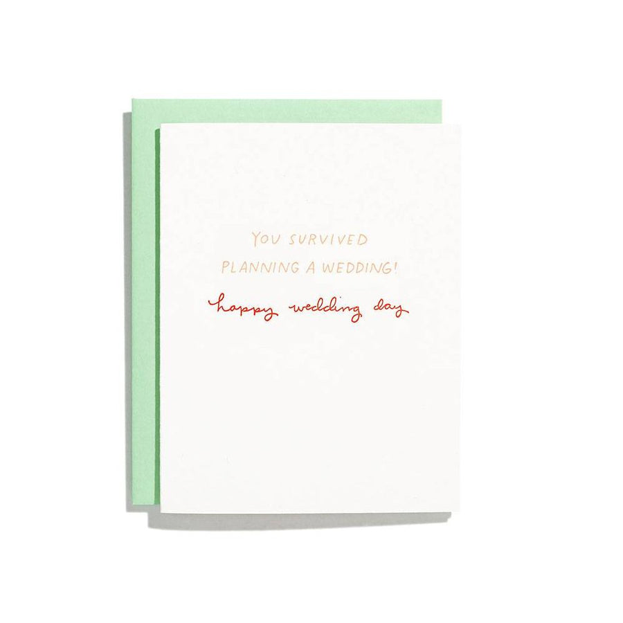 Planning a Wedding Card