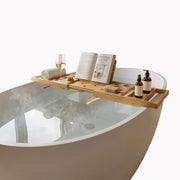 Collapsible Bamboo Bath Caddy