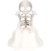 Ghost Skeleton Candle