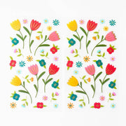 Folk Floral Stickers