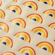 Gold Foil Rainbow Stone Wrapping Paper