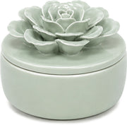 Pomelo Grove Ceramic Flower Candle