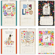 2027 On the Bright Side Chase Your Dreams Grid Wall Calendar