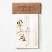 Floral Recipe Cards