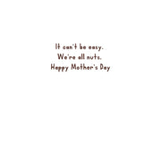 Mother's Day Greeting Card Thanks for Keeping Family Together