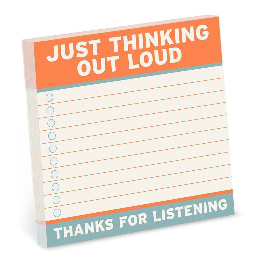 Thinking Out Loud Large Sticky Notes